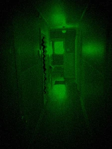 Camera of a D Class. SCP-783 is seen in left.