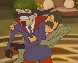 Don Paolo trying to escape from Chelmey.