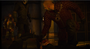 Horst killing his brother.