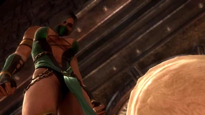 Jade before knocking Baraka out.