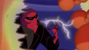 Thrax steals a DNA bead from Hypothalamus, making Frank's body temperature rise endlessly.
