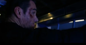 Grigori ambushing Hopper before he and Joyce can turn off the Key and close the gate.