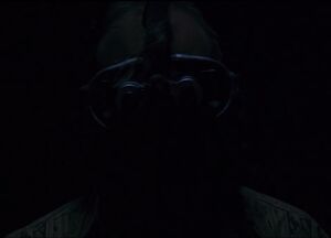 Bill with his night goggles on.