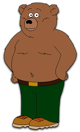 Flamey the Bear (Transparent)