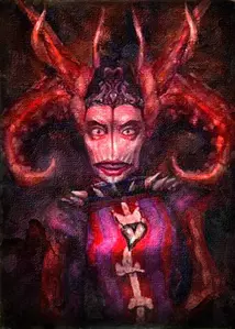 Queen of Hearts portait.