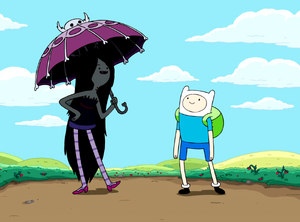 S1e22 Marcy with umbrella