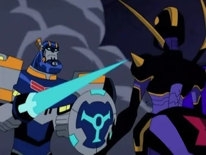 Blackarachnia reuniting with Sentinel.