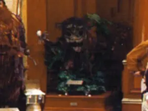 The costume as it appears on display in Scooby-Doo 2