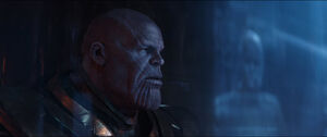 Thanos tells Ebony Maw to set the Santuary II's course for Morag.