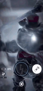 BlackIceFrostbearJumpscare.gif (3.62 MB) Black Ice Frostbear attacking the player, animated.