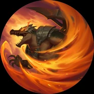 Renekton using his ultimate, Dominus.