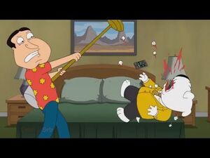 Family Guy - Quagmire Beats Up Brian