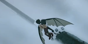 Captain Mandujano throwing with Chupacabras of the aqueduct.