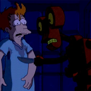 futurama stabbing robot