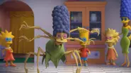 Other Marge transforming into a spider-like creature.