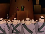 Ubu during his master's speech