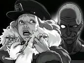 Kanis, intimidating Laguarde into letting him do what he wants.