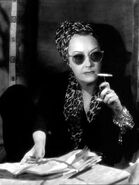 Norma Desmond smoking