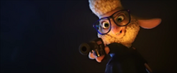 Bellwether's evil grin as she is about to shoot Nick with the serum to make him turn savage and murder Judy