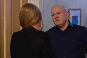 Phil tells Sharon that Peggy is dead.