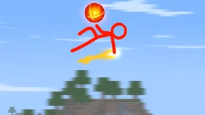 The Dark Lord throws a fireball at something.