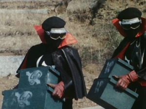 Warfare Agents carrying crates.