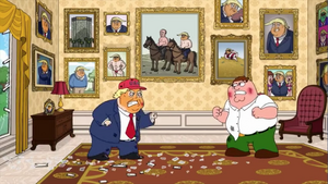 Peter and Trump in Trump's Room