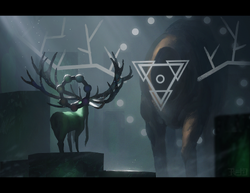 SCP-2845: The Deer by bluewolfartista : r/SCP