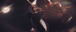 The Janitor stopping Knighty from murdering Liv.