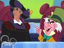 Frollo with the Mad Hatter.