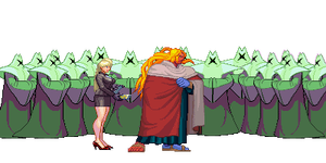 Gill with his followers.gif (15 KB) Gill and his followers