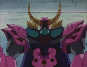 Unicron in the body of Galvatron In Transformers Beast Wars Neo.