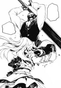 Yang's battle with Junior in the manga