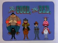 The Dalton Brothers as seen in the opening title sequence in The Good, the Bad, and Huckleberry Hound.