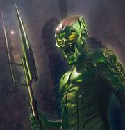Goblin wielding his trident