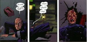 Griffin killing a policeman.