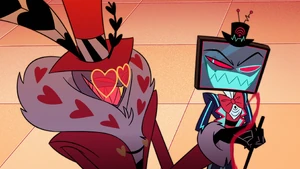 Vox satisfied upon managing to calm Valentino down after promising him to call the lowest-earning people so the latter can shoot someone like he wanted to.
