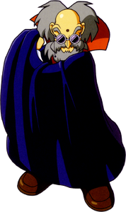 Dr. Wily disguised as Mr. X in Rockman Complete Works.