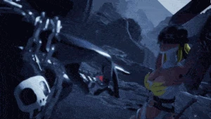 Super rumble slap full.gif (9.99 MB) Angewomon vs LadyDevimon slapping match from Digimon Super Rumble