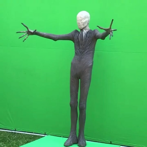 Javier Botet posing as Slender Man.