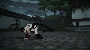 Tyrian losing his stinger.