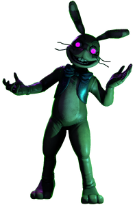 A different version of Glitchtrap's incomplete form.