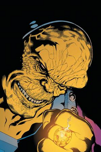 Mongul II's power enhanced by the Sinestro Corps.