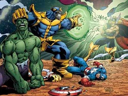 Thanos vs Avengers
