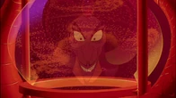 Jafar cackling evilly, after he locates the Cave of Wonders' "diamond in the rough".