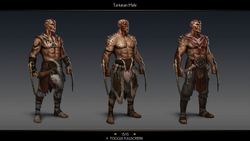 The Tarkatans are an interracial breed of warriors, a mix of Humans from  Outworld and Demons from t…