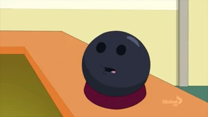 The hallucination of a talking bowling ball.
