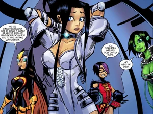 White Canary from the Ame-Comi universe