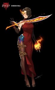 Flame Cinder in RWBY: Amity Arena