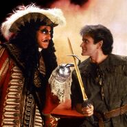 Hook with his hated enemy Peter Pan.